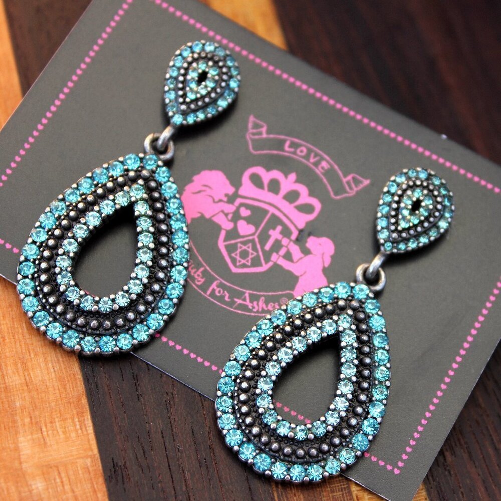 Boho Paisley Earrings - New w/Tags